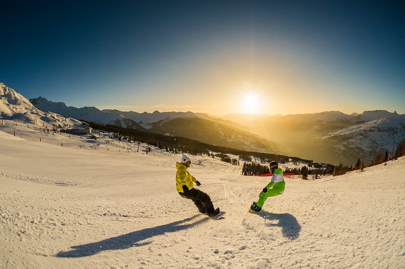 Les Arcs ski resort, France